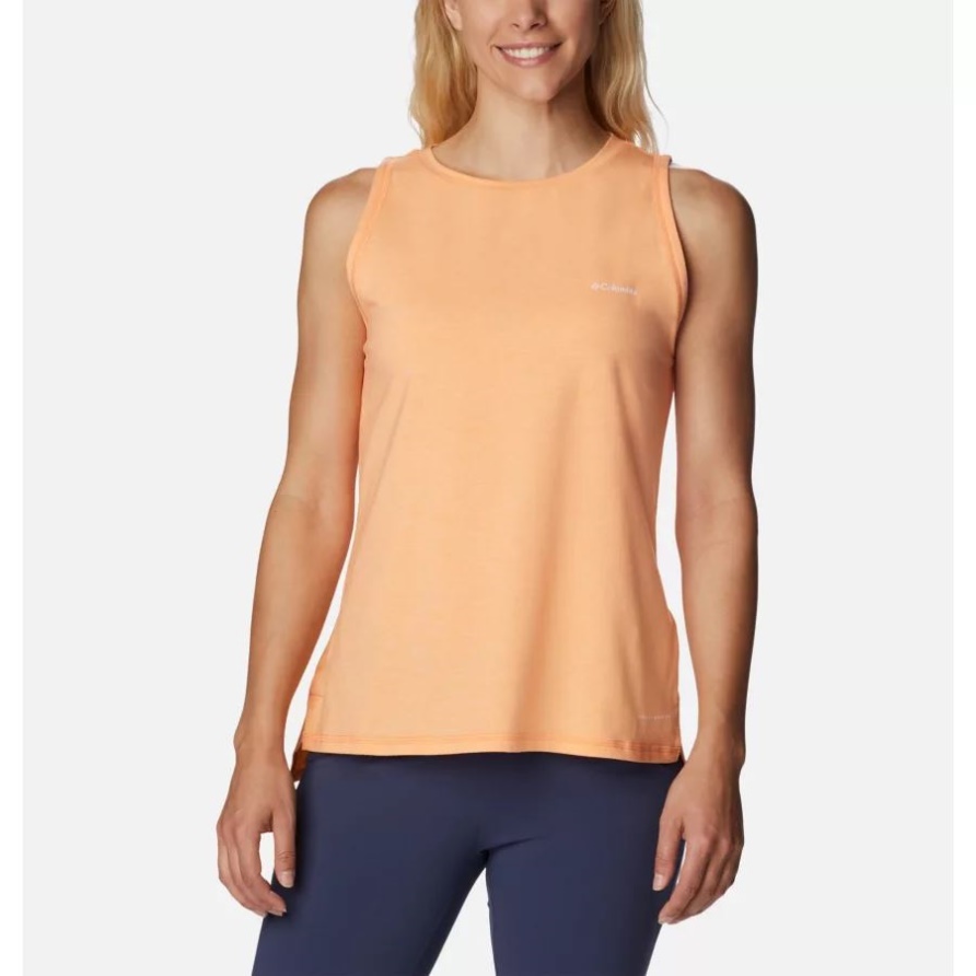 Sun Trek Tanktop Für Damen Pfirsich Meliert Columbia