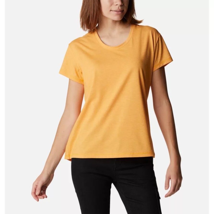 Sun Trek Technisches T-shirt Für Damen Columbia Mango Heather