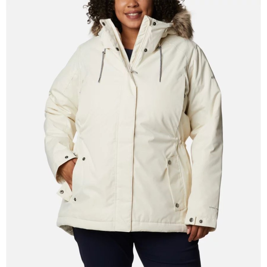 Suttle Mountain Ii Isolierte Jacke Für Damen Plus Größe Columbia Chalk