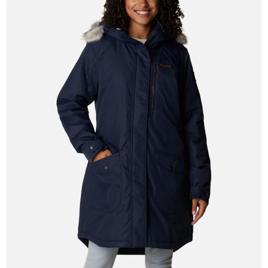 Lange Isolierte Jacke Von Suttle Mountain Für Damen Columbia Dark Nocturnal