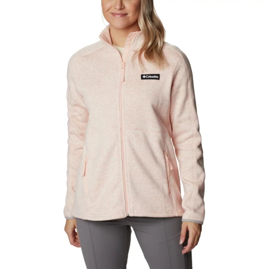 Damen Pullover Wetter Fleecejacke Pfirsichblüte Heidekraut Columbia
