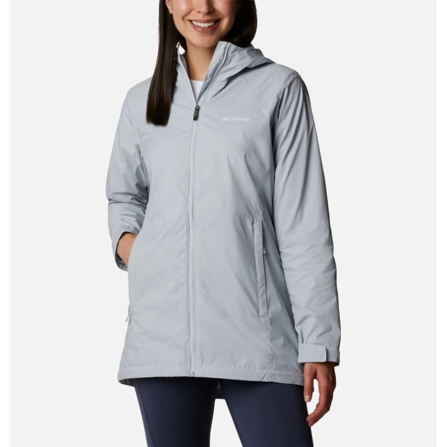 Lange Jacke Mit Switchback-futter Für Damen Columbia Cirrus Grey