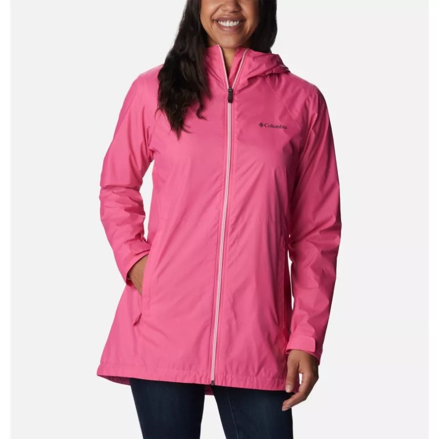 Lange Jacke Mit Switchback-Futter Für Damen Wild Geranium Columbia