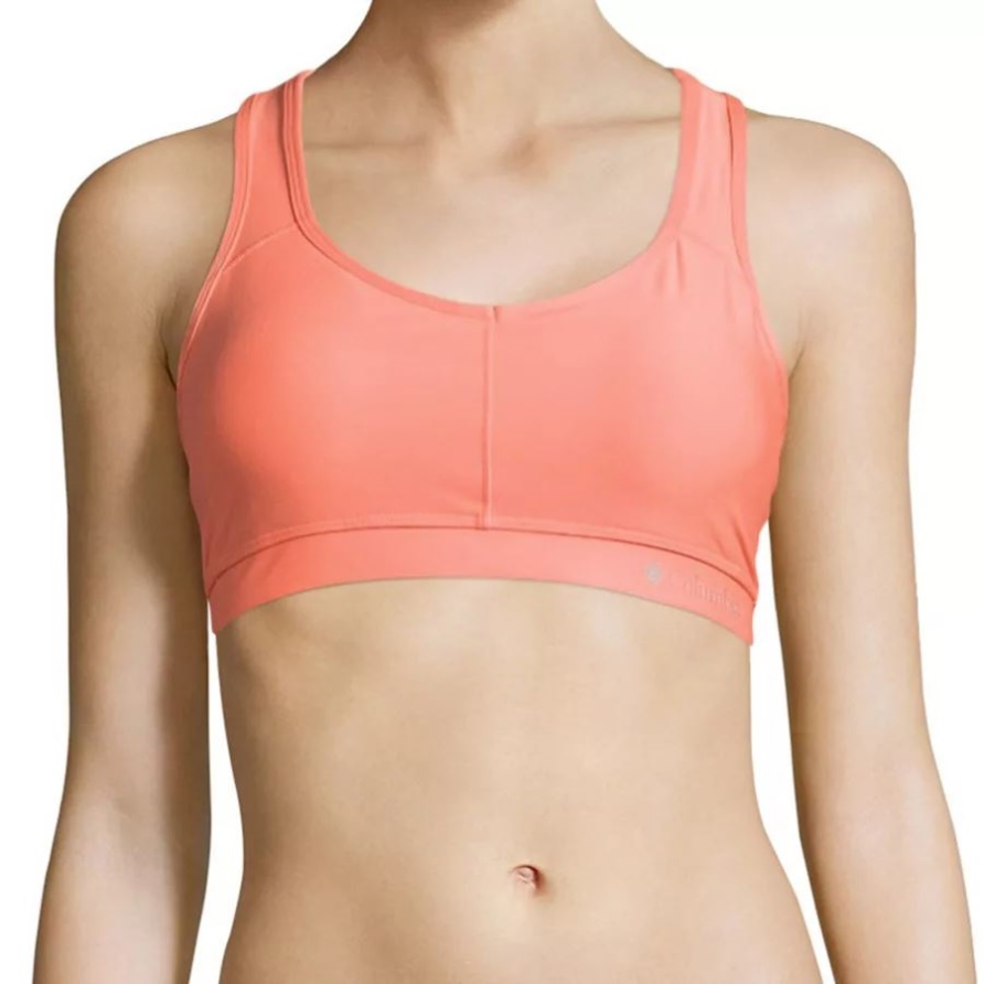 Damen Tech Omni Racerback BH Sparkling Peach Columbia