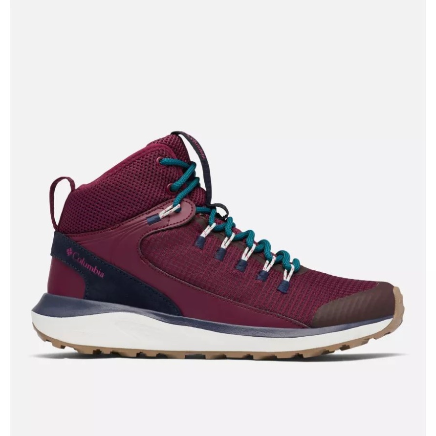 Trailstorm Mid Wasserdichter Damenschuh Breit Marionberry/Deep Water Columbia