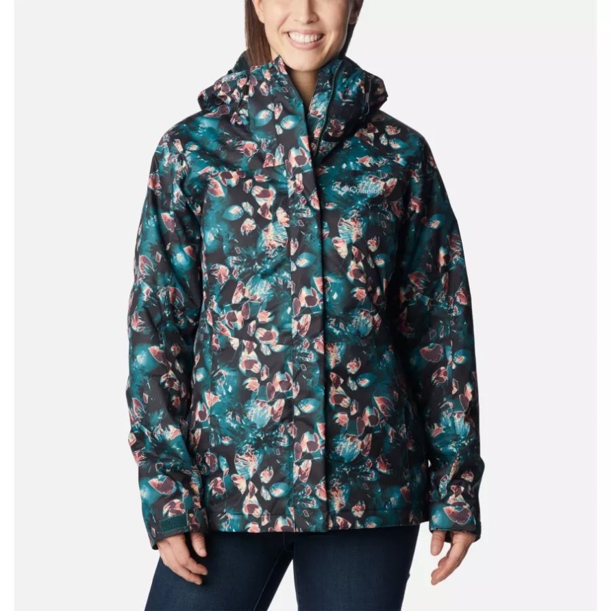 Damen-Tunnelfall-Wechseljacke Columbia Spruce Solarisierter Druck
