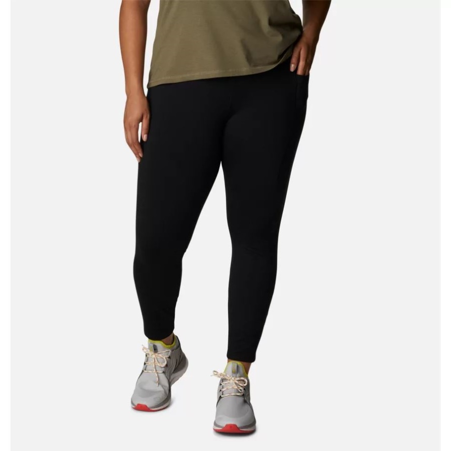 Wochenend-Abenteuer-7/8-Leggings Für Damen In Übergröße, Schwarz, Kolumbien