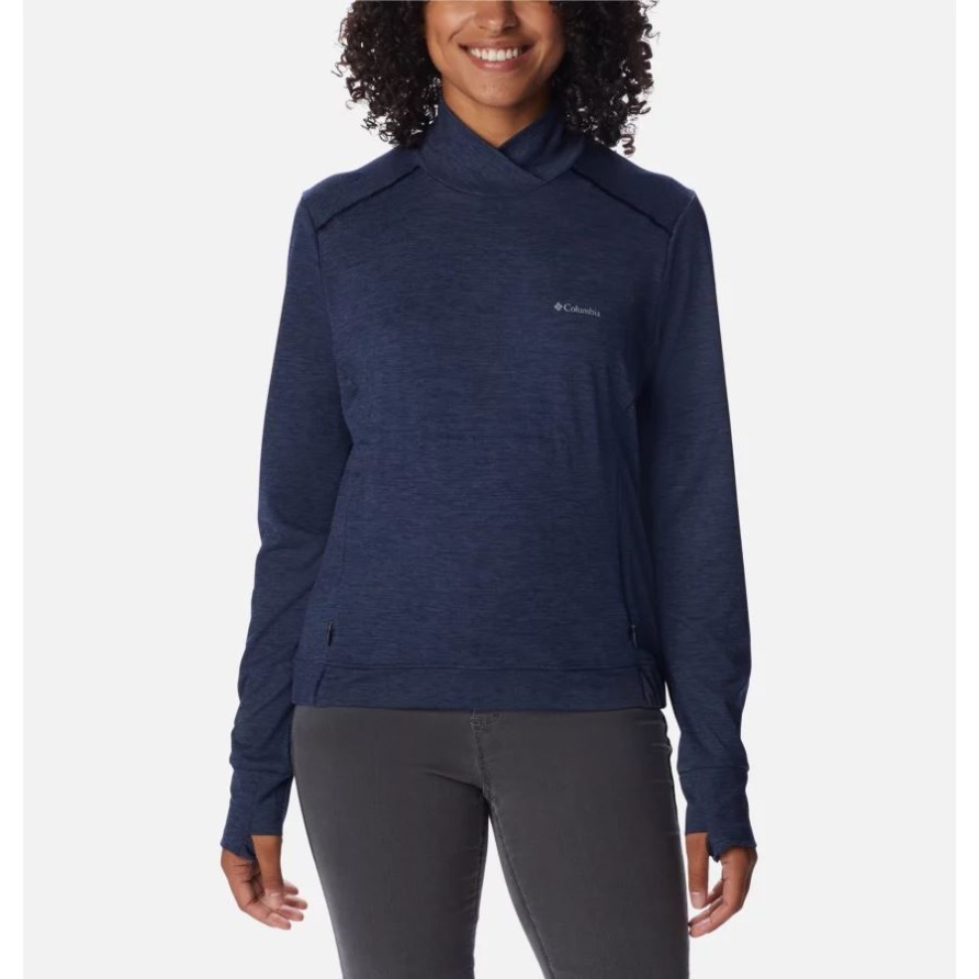Wochenend-Abenteuerpullover Für Damen Columbia Dark Night Heather