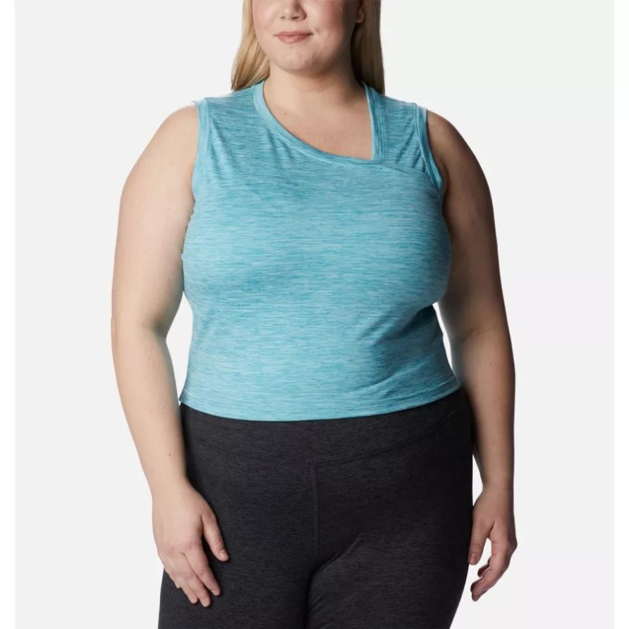 Wochenend-Abenteuer-Tanktop Für Damen In Übergröße Columbia Sea Wave Heather
