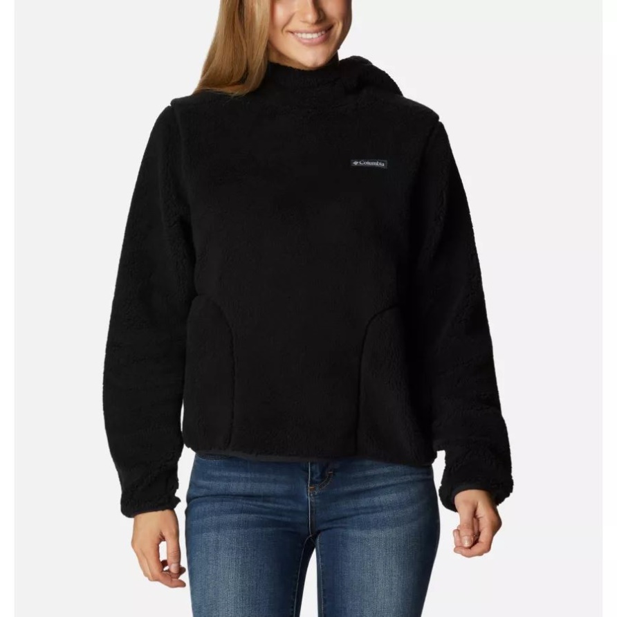 West Bend Kapuzenfleece Schwarz Columbia Für Damen