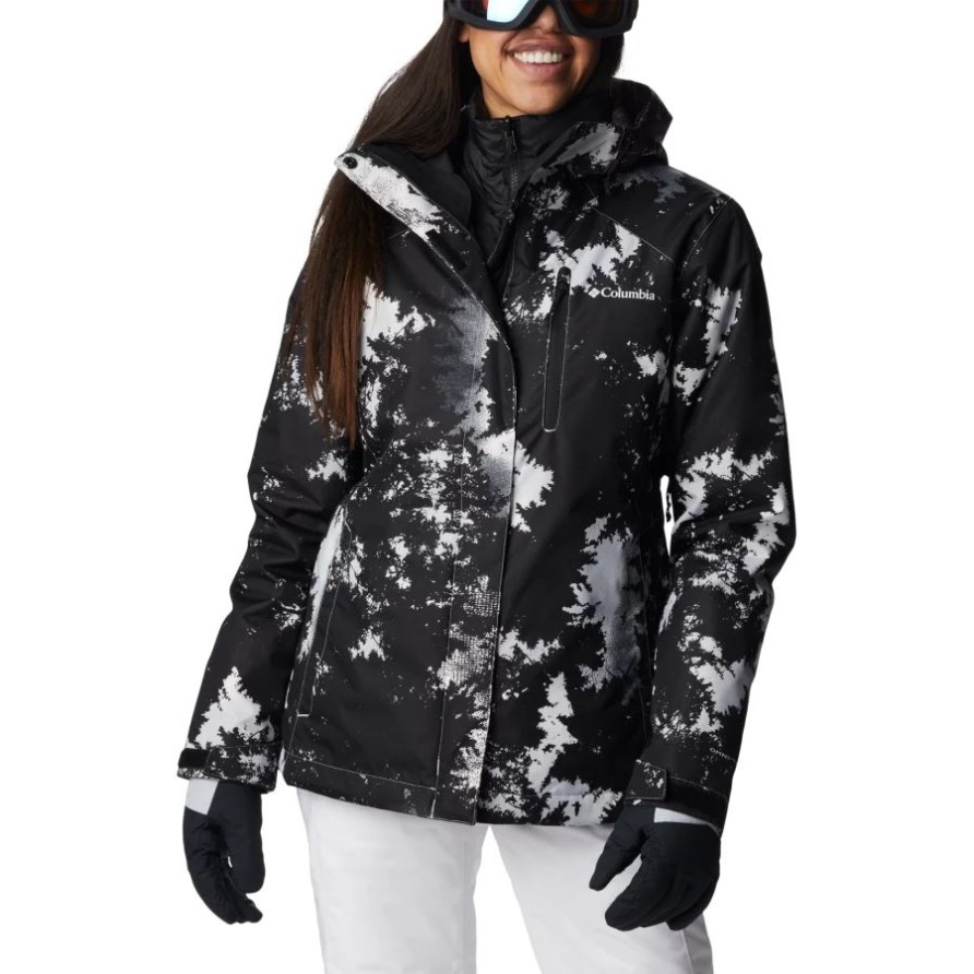 Whirlibird Iv Interchange Jacke Für Damen Columbia White Lookup Print