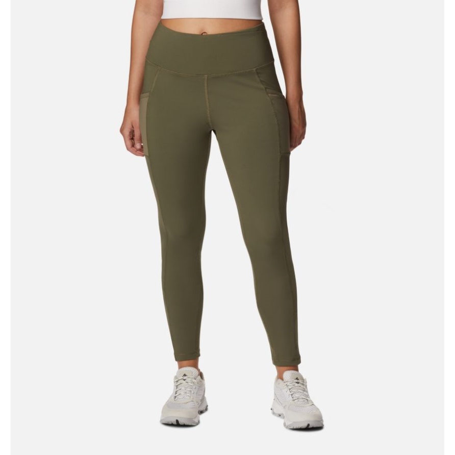 Damen-Leggings Windgates High Rise Columbia Stone Green