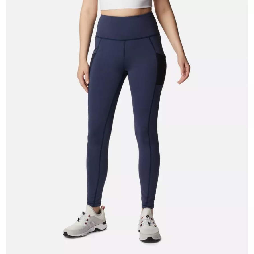 Damen-Leggings Mit Hohem Bund Und Hohem Bund Nachtaktiv Columbia