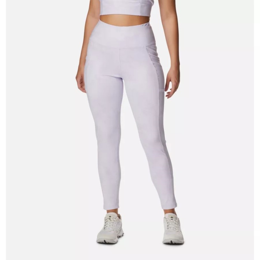 Hohe Leggings Der Windgates Der Frauen Lila Tönung/farbstoffwedel Columbia