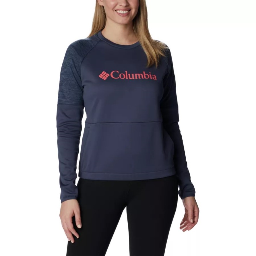 Windgates-Sweatshirt Für Frauen Nachtaktiv/nächtlich Heather Columbia