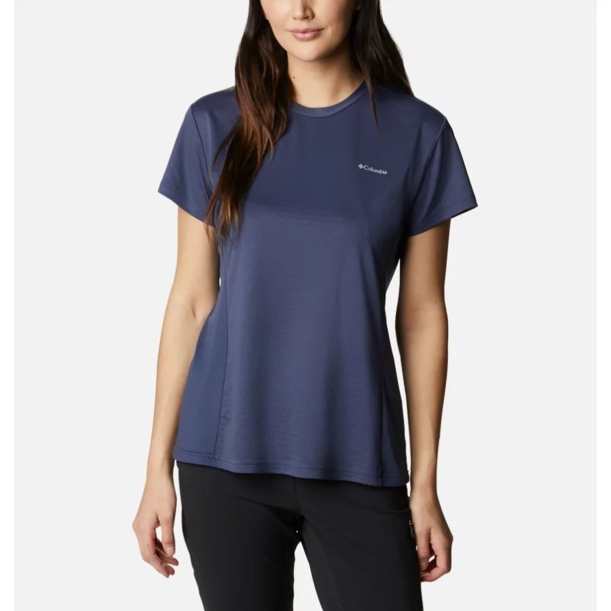 Zero Ice Cirro-Cool Kurzarmshirt Für Damen Nächtliches Columbia