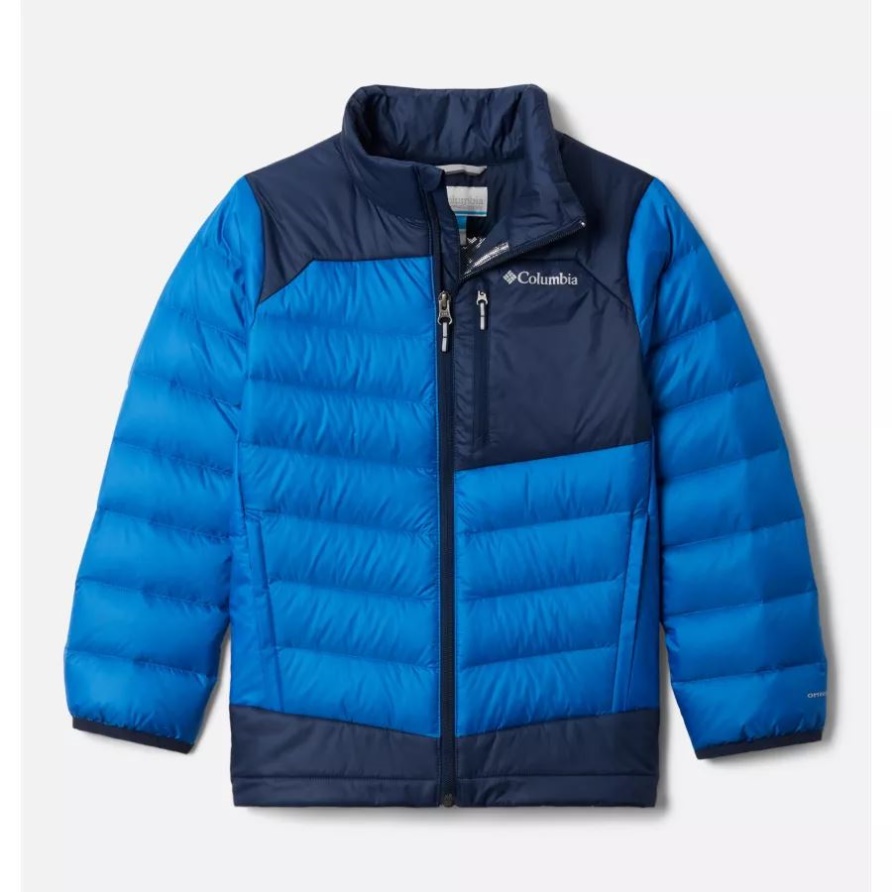 Park-Daunenjacke Für Jugendliche, Helles Indigo/College-Navy Columbia