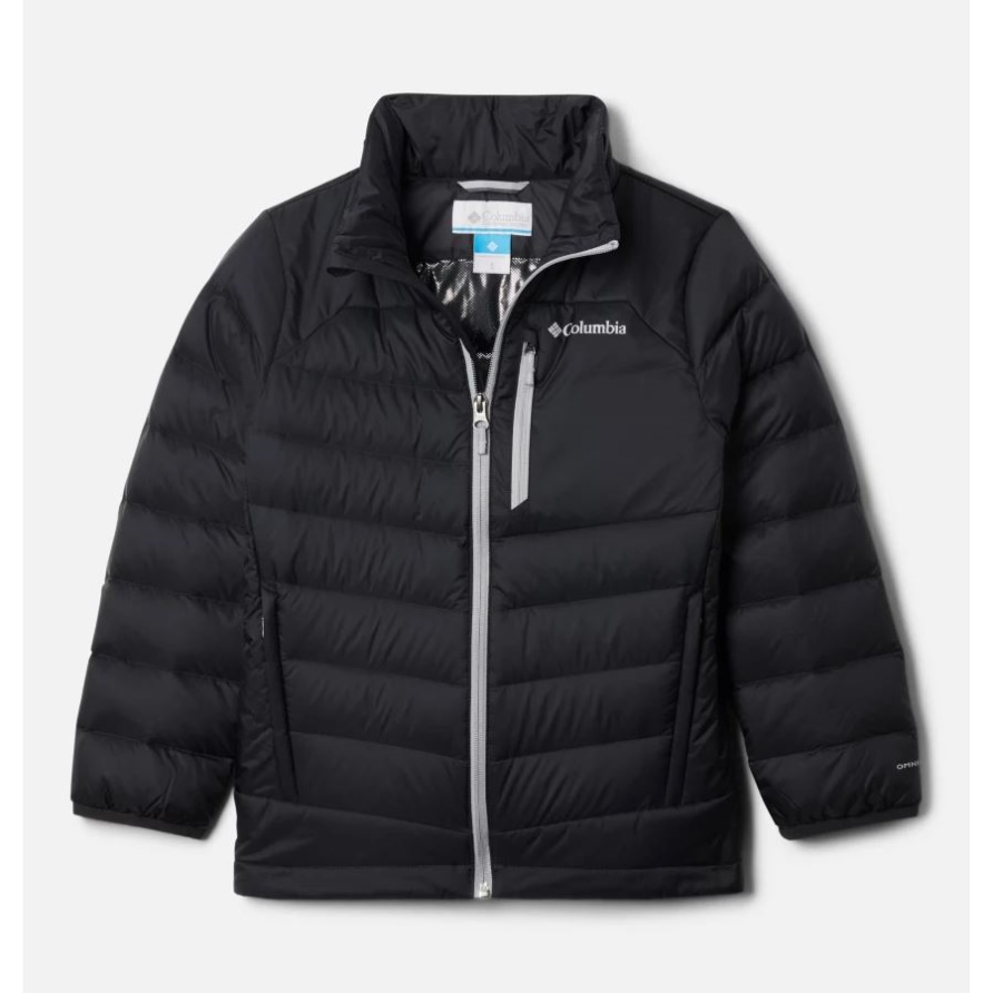 Jugend Herbst Park Daunenjacke Columbia Schwarz