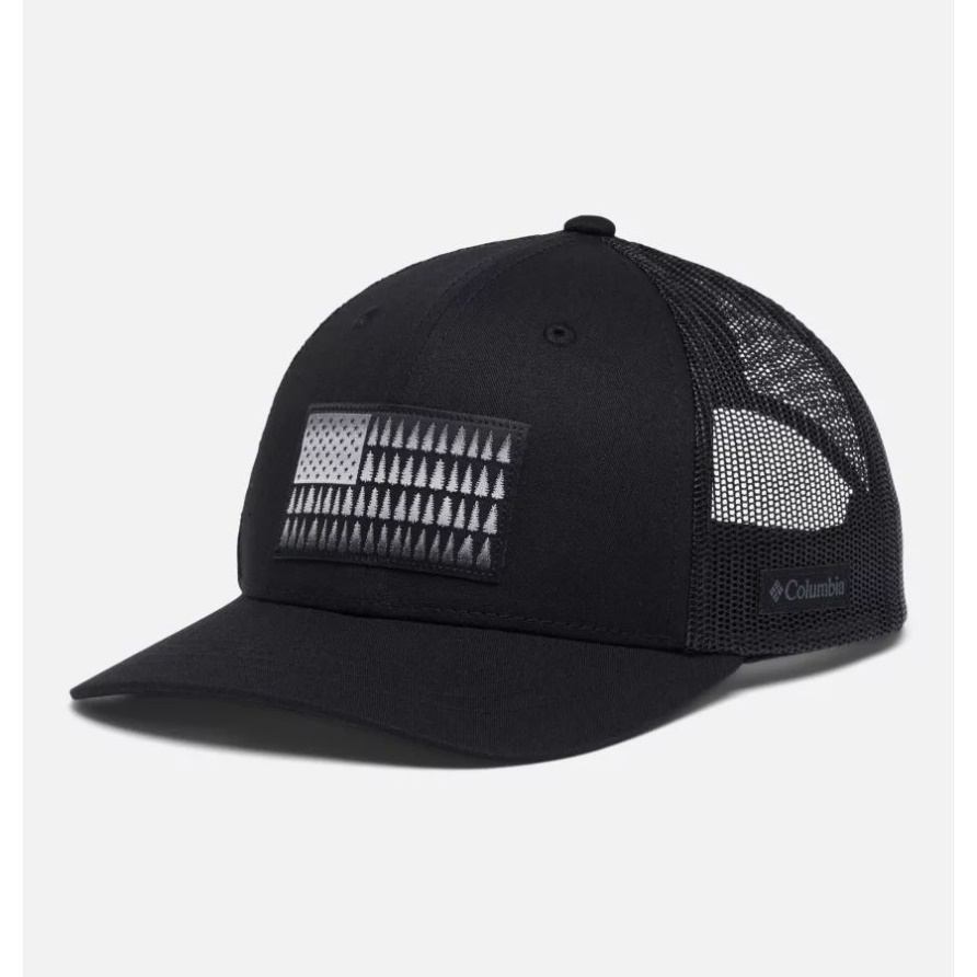 Columbia Snapback Cap Für Jugendliche Schwarz/schwarz/baumflagge Columbia