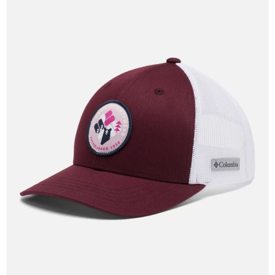 Jugend-Columbia-Snap-Back-Cap Marionberry/Circle Patch Columbia