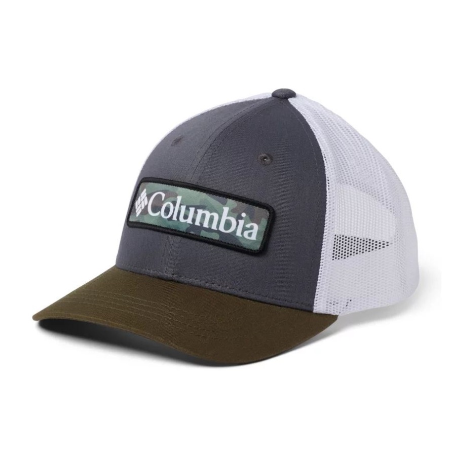 Columbia Snap Back Cap Für Jugendliche Haifisch/weiß/new Olive/camo Colm Columbia