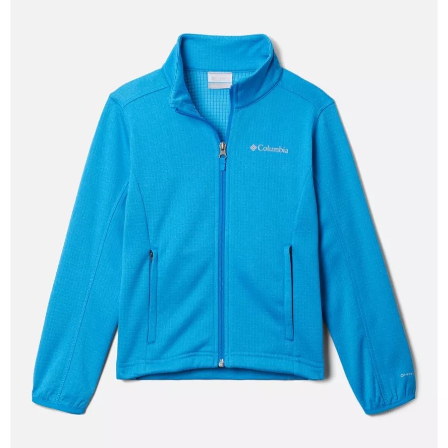 Jugend Park View Fleecejacke Columbia Compass Blue Heather