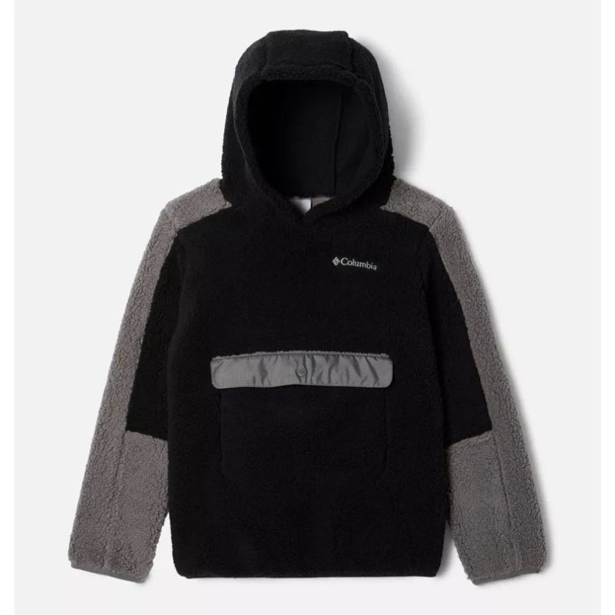 Jugend-Rugged-Ridge-Sherpa-Hoodie Columbia Black/City Grey