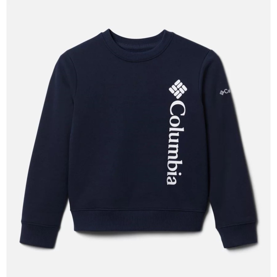 Youth Trek Graphic Crew-Sweatshirt Collegiate Navy Columbia
