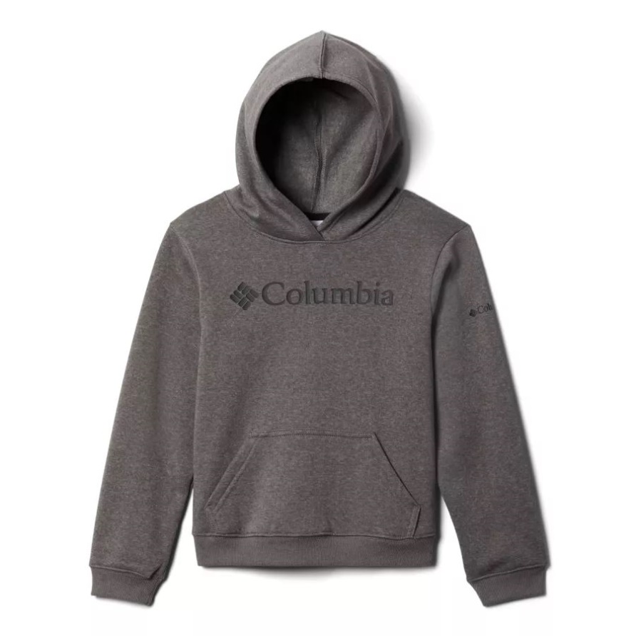 Youth Trek Hoodie Charcoal Heather Columbia