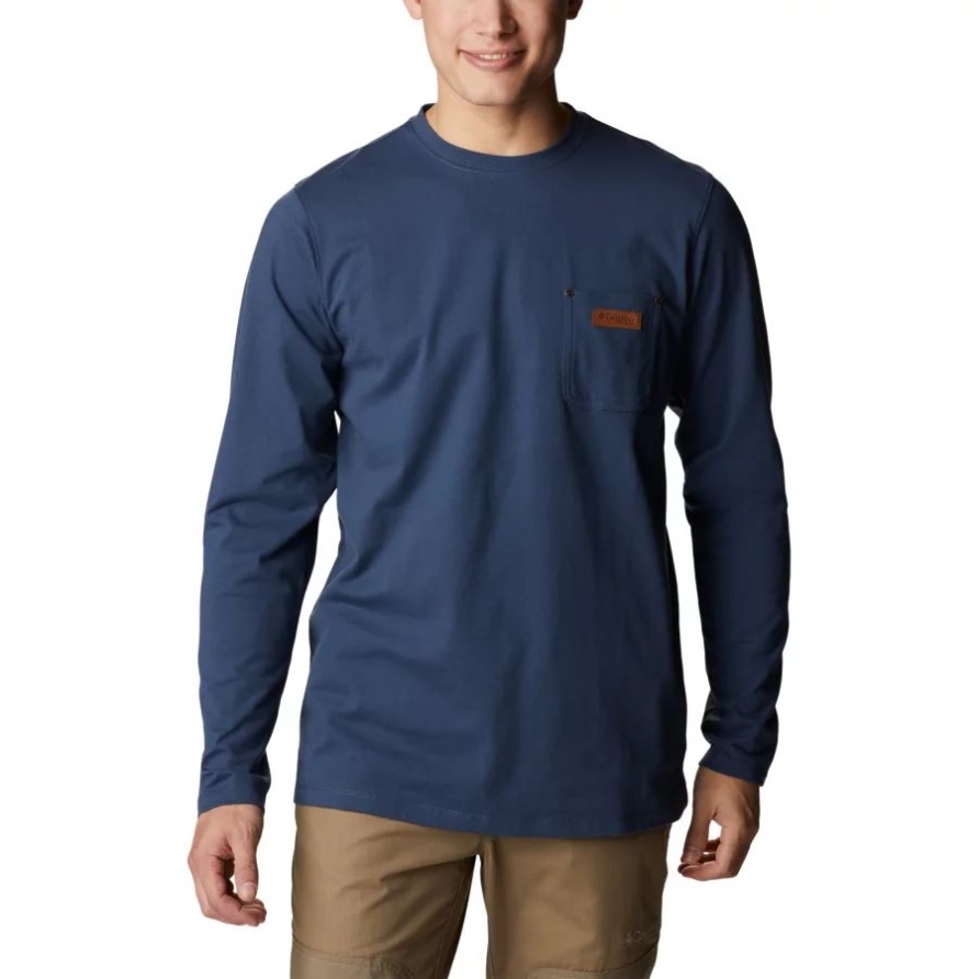 PHG Roughtail Work Langarm-Taschen-T-Shirt Für Männer Von Zink Columbia